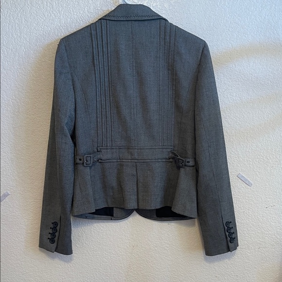 LOFT Charcoal Tailored Blazer - Picture 3 of 8